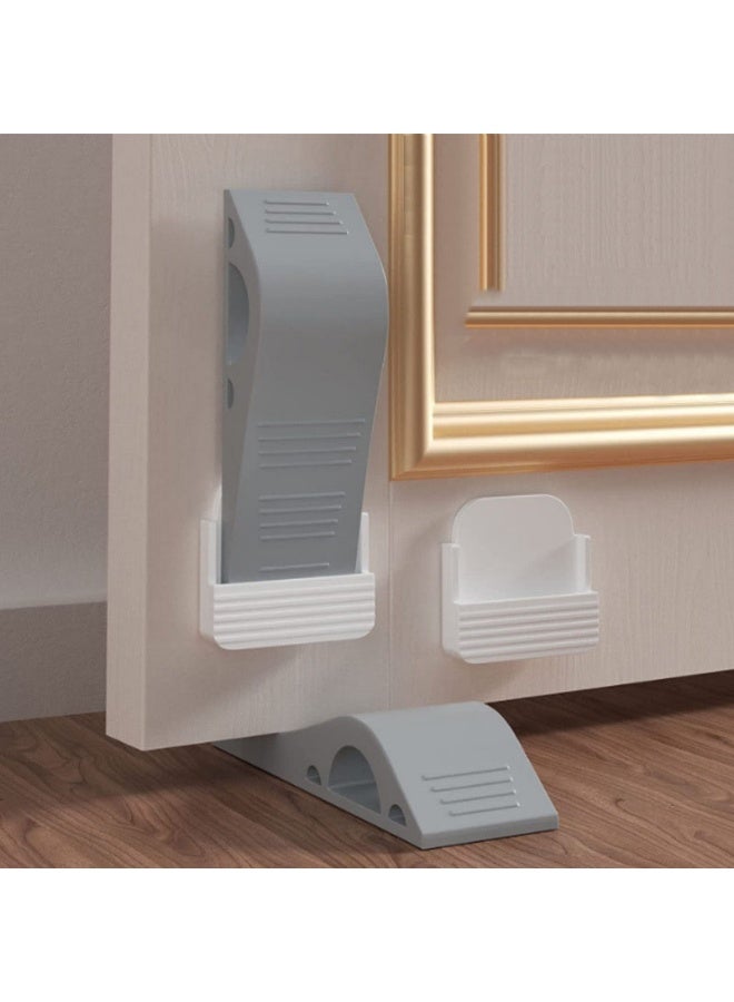 3 PCS Heavy Duty Rubber Door Stoppers, Non-Scratch, Anti-Skid Wedges for All Floor TypesDurable for Home, Office, and School - Image 4