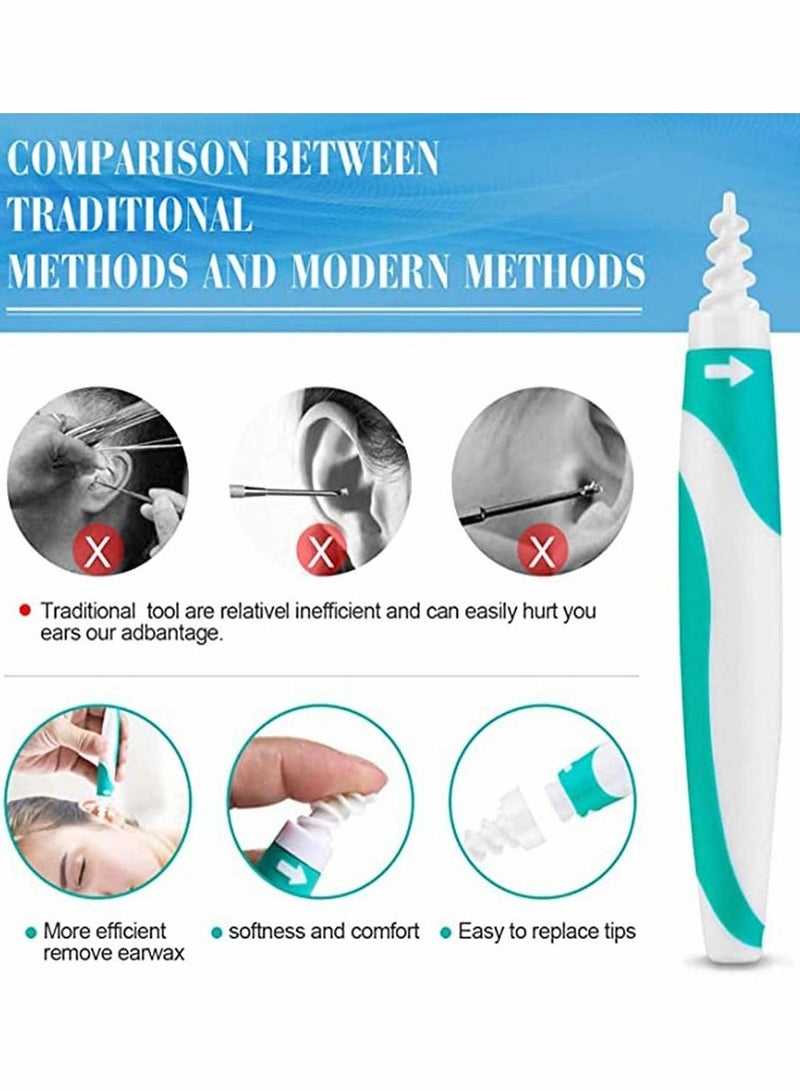 KASTWAVE Earwax Removal Tool, Soft Silicone Spiral Earwax Remover Tool for Everyone  - Image 3