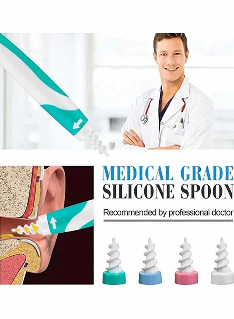 KASTWAVE Earwax Removal Tool, Soft Silicone Spiral Earwax Remover Tool for Everyone  - Image 4