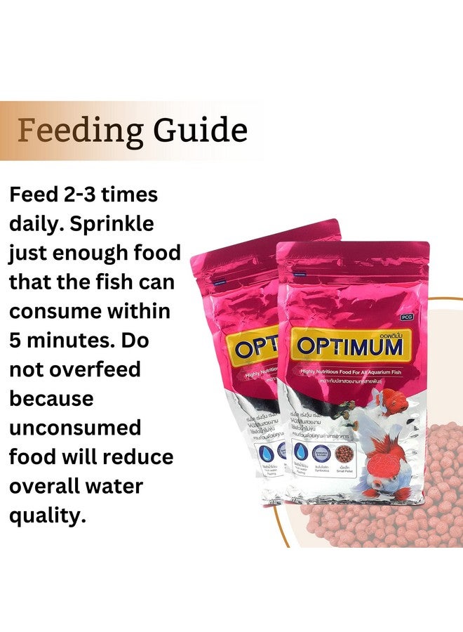 Generic Optimum Fish Food - 500Gm (Small Pellet) | Highly Digestible & Added With Fish Meal, Corn Protein Meal & Fish Oil | Highly Nutritious Fish Food For All Aquarium Fish With Free Key Ring  - Image 5