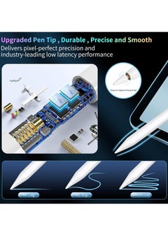 Generic Stylus Pen for iPad 9th/10th Generation with Palm Rejection, Active Pen Compatible with Apple iPad 10th/9th/8th/7th/6th Generation, iPad Air 5th/4th/3rd Generation, iPad Pro 11  - Image 3