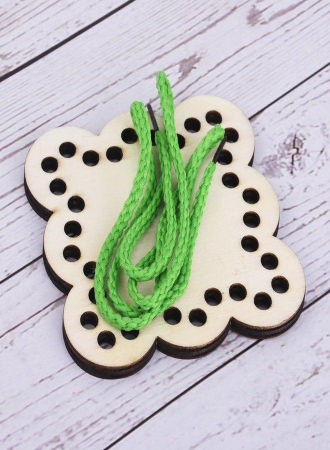 Haoser Wood Lacing Toy Learning Sewing Toys Children's Educational Toys Natural Toy Gift for Toddlers | Lacing Activity toy-1pc - Image 1