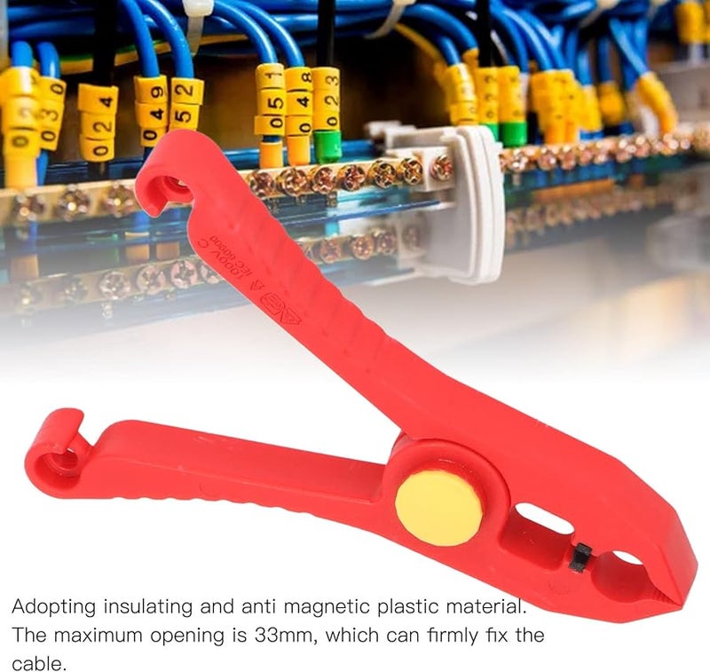 Plastic Insulated Wire Clip 33mm Maximum Opening 1000V Antimagnetic Tool - Image 5