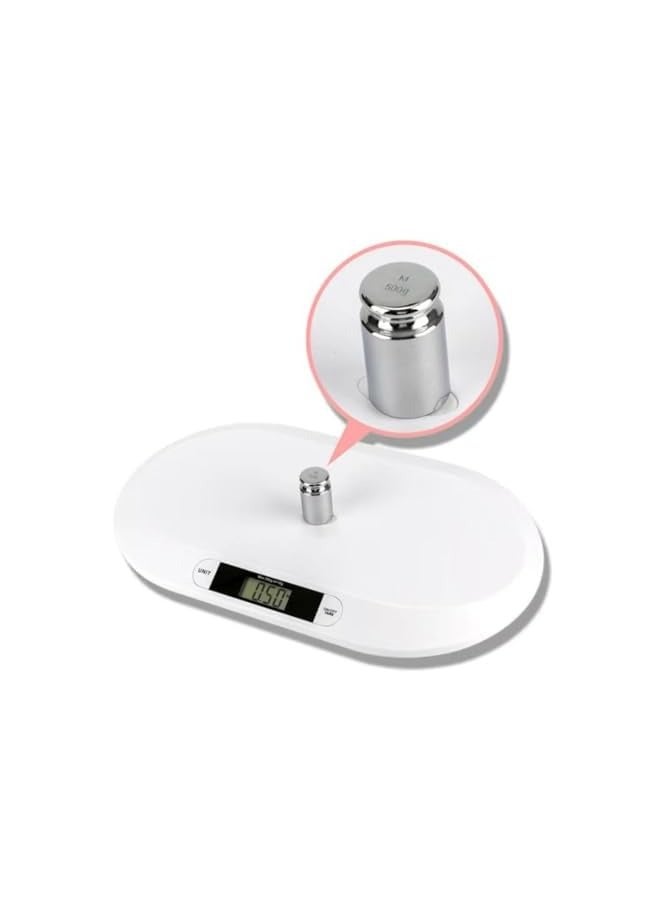 PROMASS Digital Baby Scale, Infant Scale for Weighing Up to 20kg/44lb, Newborn Baby Scale LCD Screen Display, Accurate Digital Scale for Infant Babies Newborn Puppy Cat - Image 3