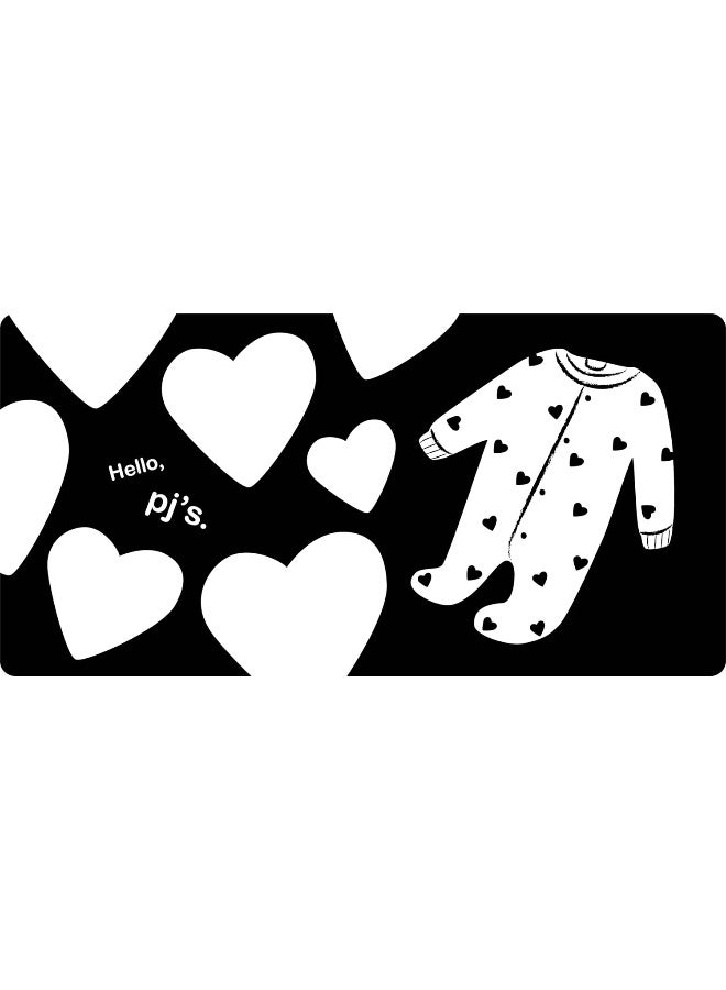 Hello, Bedtime: A Perfect High-Contrast Black-and-White Board Book for a Baby Shower Gift to Newborns and Babies  - Image 2