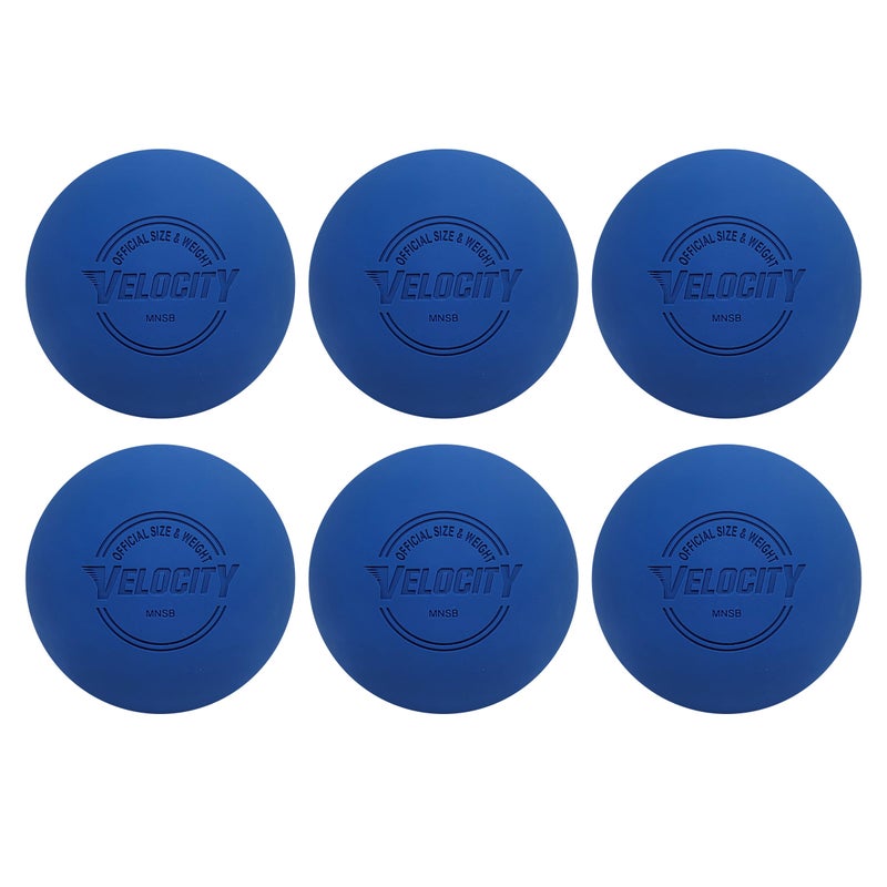 Velocity Practice Lacrosse Balls - 1, 2, 3, 6, 12, 18, 24, 36, 60 and 120 Packs - Official Size and Weight - Royal Blue - Image 1