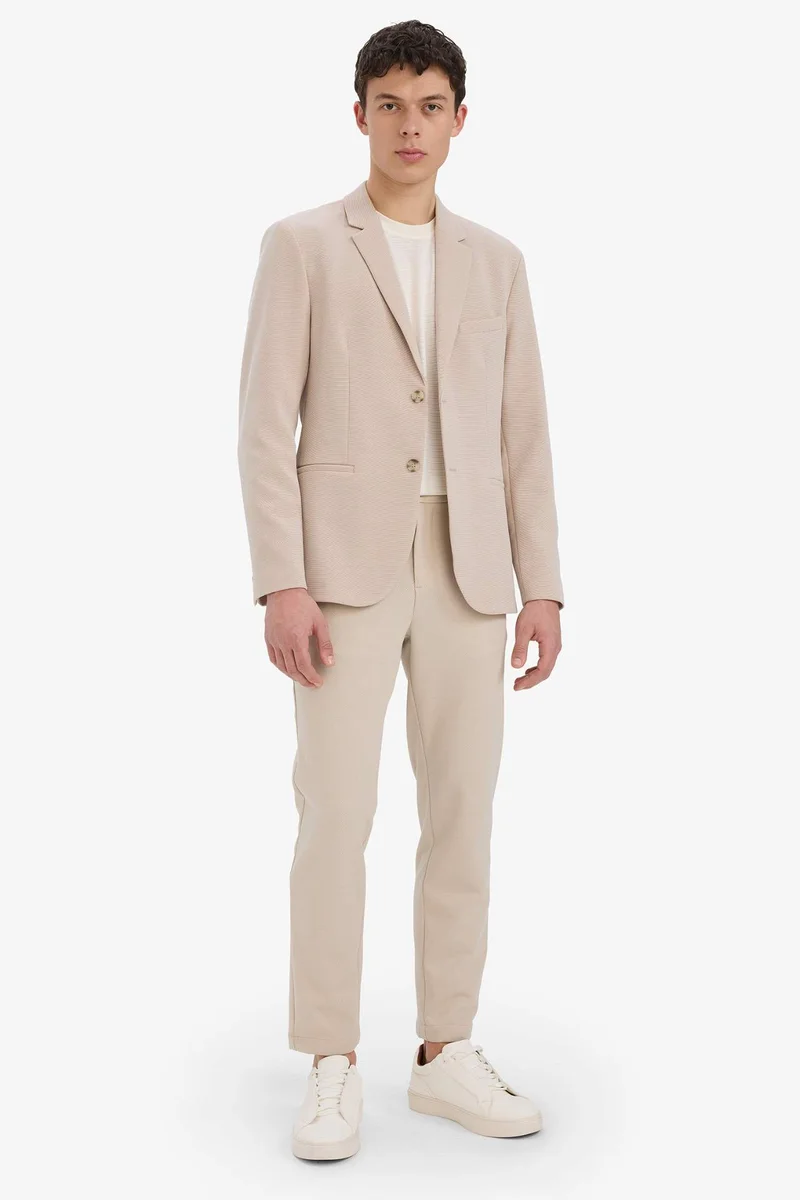 ديفاكتو Slim Fit Half Lining Blazer