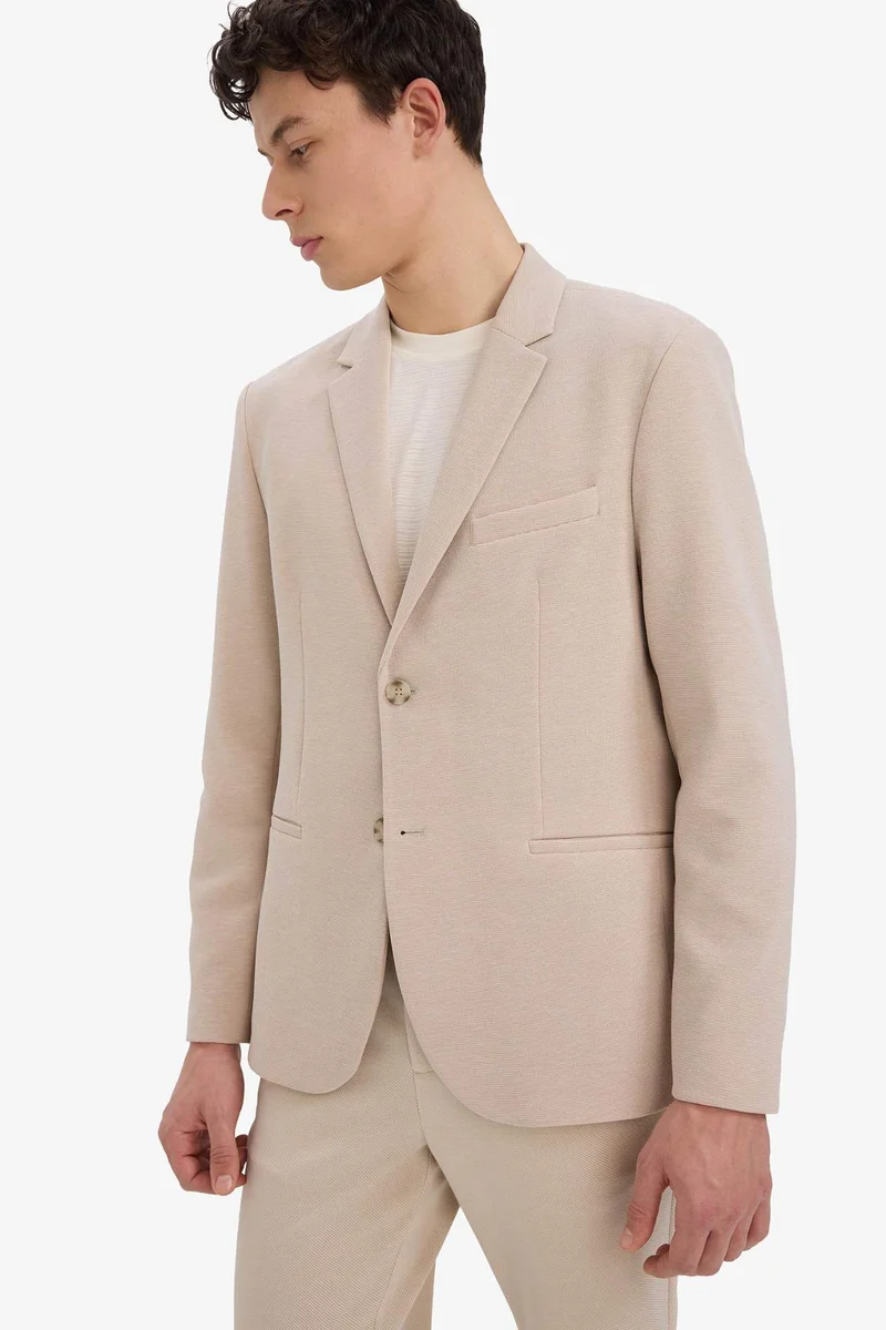 Defacto  Slim Fit Half Lining Blazer for Men | Best Price UAE