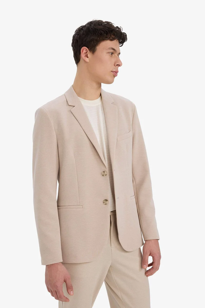 Defacto  Slim Fit Half Lining Blazer for Men | Best Price UAE