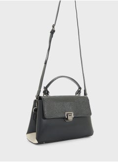 ELLA Metal Clasp Satchel Bag  - Image 3