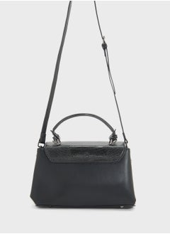 ELLA Metal Clasp Satchel Bag  - Image 2