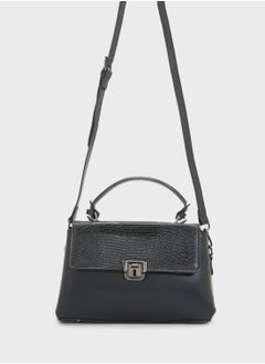ELLA Metal Clasp Satchel Bag  - Image 1