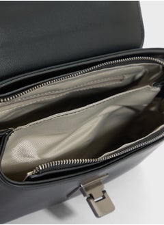 ELLA Metal Clasp Satchel Bag  - Image 5