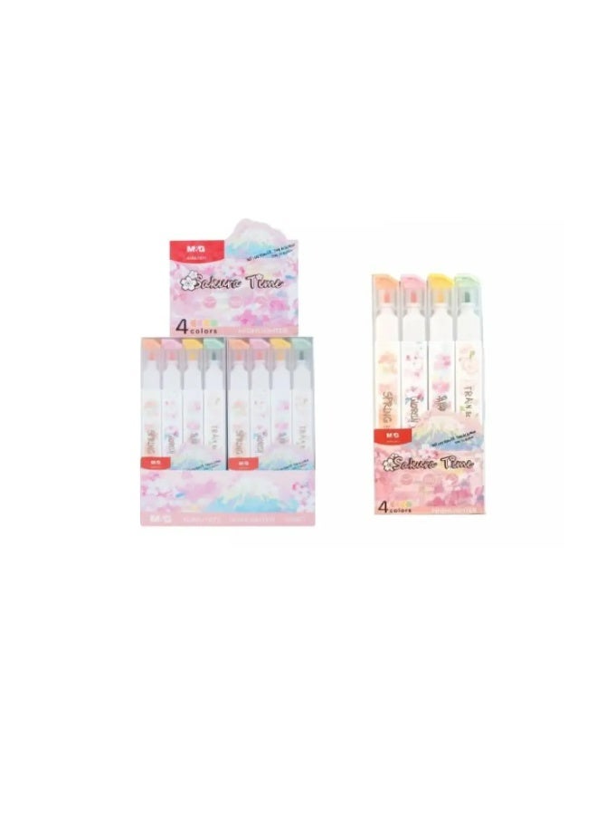 M&G - M&G Four Colour Highlighter Set, See-Through Chisel & Fine Tip, Visible Window Design for Precise Highlighting, Quick-Dry, Water-Based, Perfect for Journaling & School Supplies - Image 5