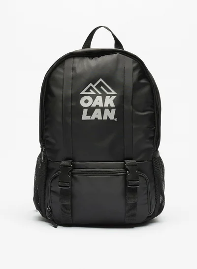 شو اكسبرس Boys Logo Print Backpack with Adjustable Shoulder Straps