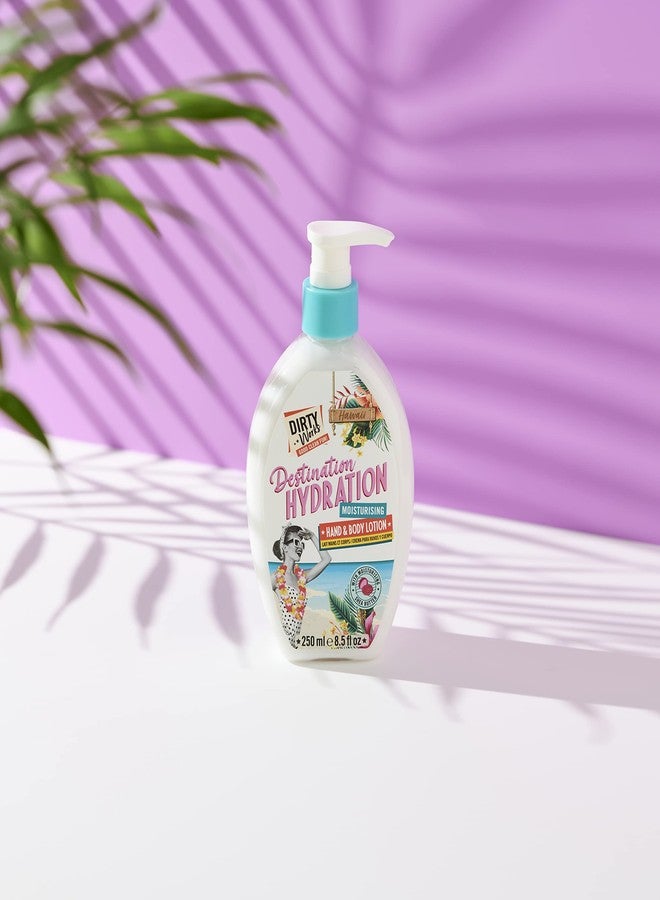 Dirty Works Destination Hydration Moisturising Hand & Body Lotion, Vegan Hand Cream 250ml Pump Dispenser - Image 5