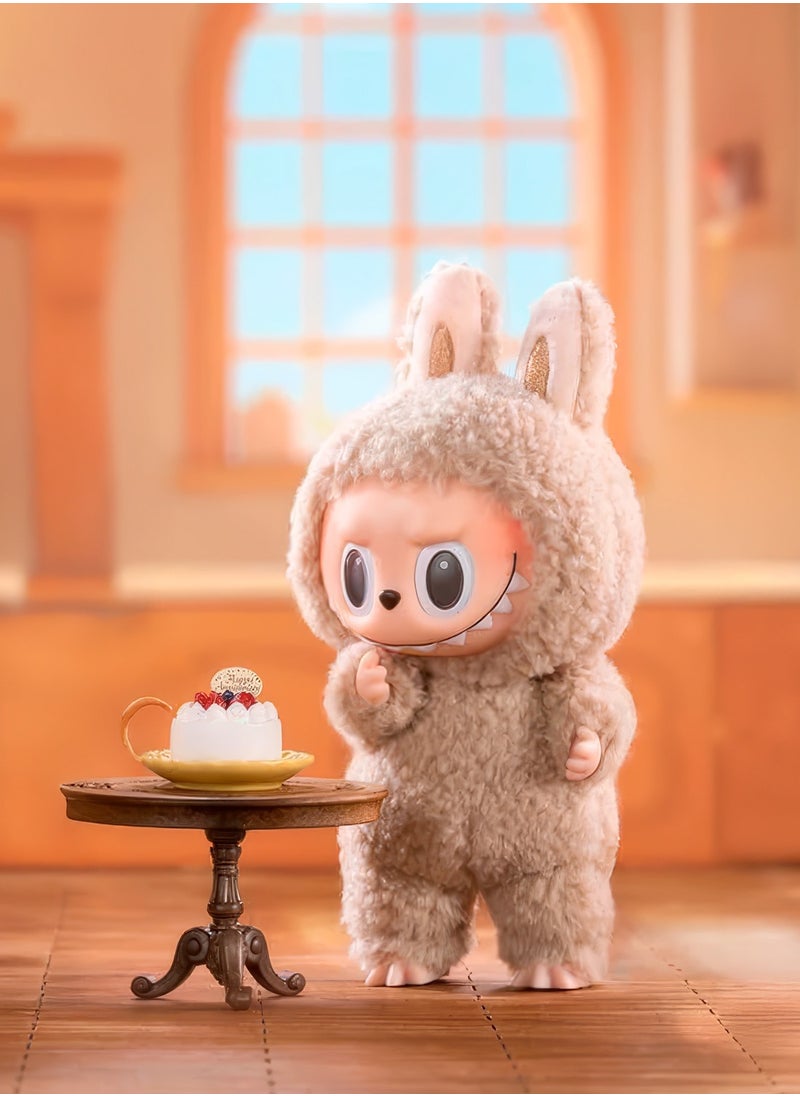 Wtech Premium Exciting Macaron The Monster Soft Vinyl Faces Cute Bubble Labubu - Toffee  - Image 2
