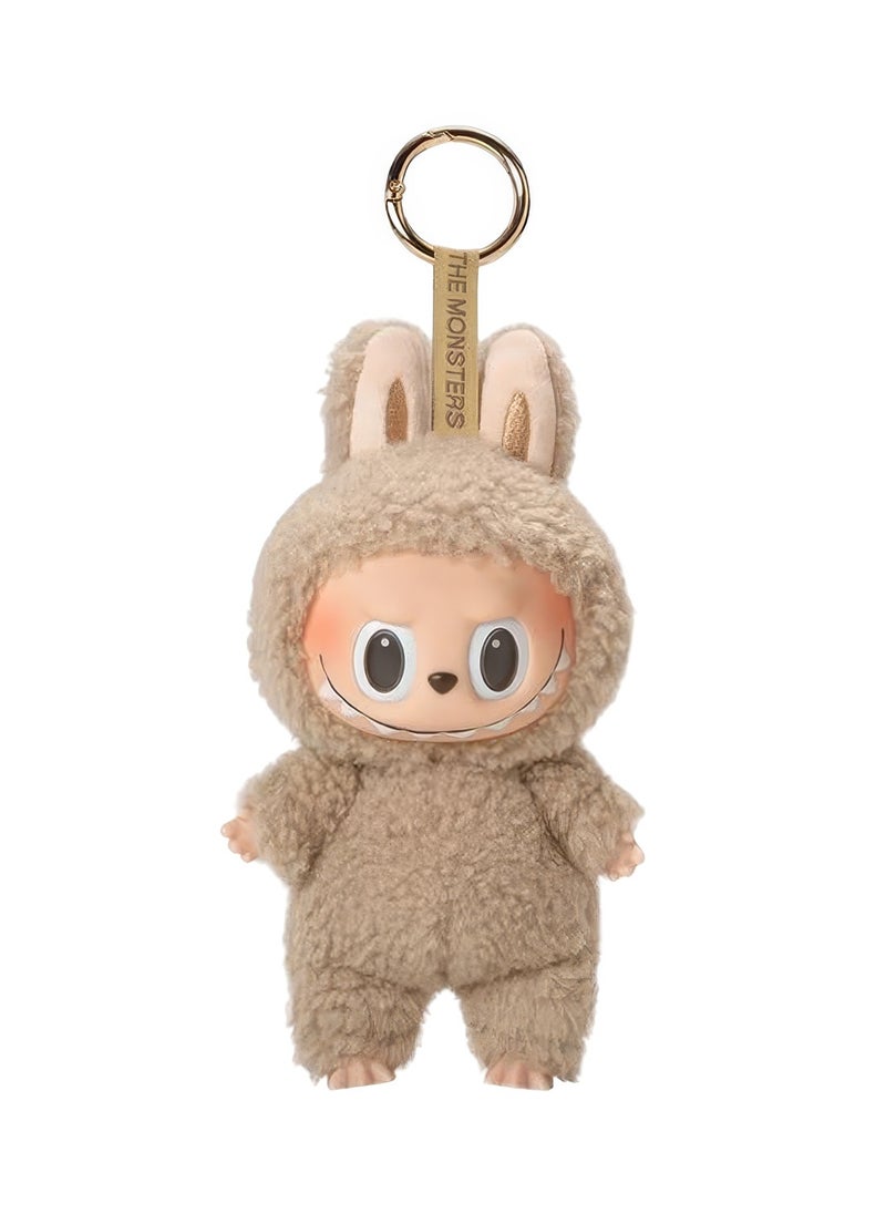 Wtech Premium Exciting Macaron The Monster Soft Vinyl Faces Cute Bubble Labubu - Toffee  - Image 1