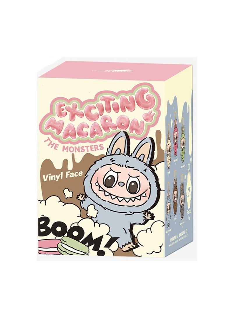 Wtech Premium Exciting Macaron The Monster Soft Vinyl Faces Cute Bubble Labubu - Toffee  - Image 4