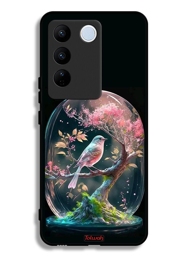 Tolwak Vivo S16e Protective Case Cover Bird In Jarr - Image 1