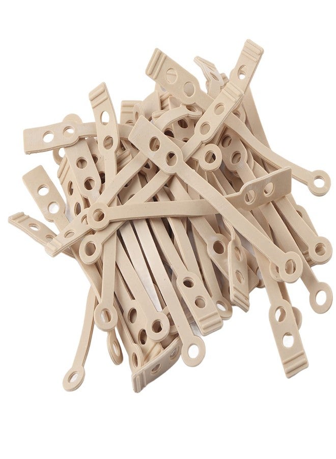 ZJchao 50 قطعة من لفافات الشعر الدائمة، أشرطة استبدال قضبان احترافية لمجموعة قضبان الشعر الدائمة، قضبان بلاستيكية دائمة، قضبان باردة، مجموعة قضبان دائمة للنساء، أدوات تصفيف الشعر DIY - Image 1