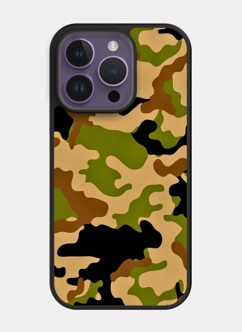 PXLAAT iPhone 14 Pro case cover Camo - Image 1