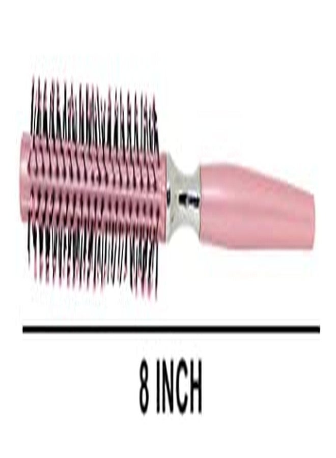 KYNA Round Hair Brush Blow Drying Curling Soft Bristle Brush Hairstyling Comb For Girls And Women Multicolor Pack Of 1 (m3) - Image 2
