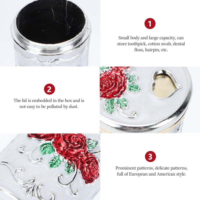 2 pcs Automatic Rotating Toothpick Container Toothpick Storage Box - Image 5