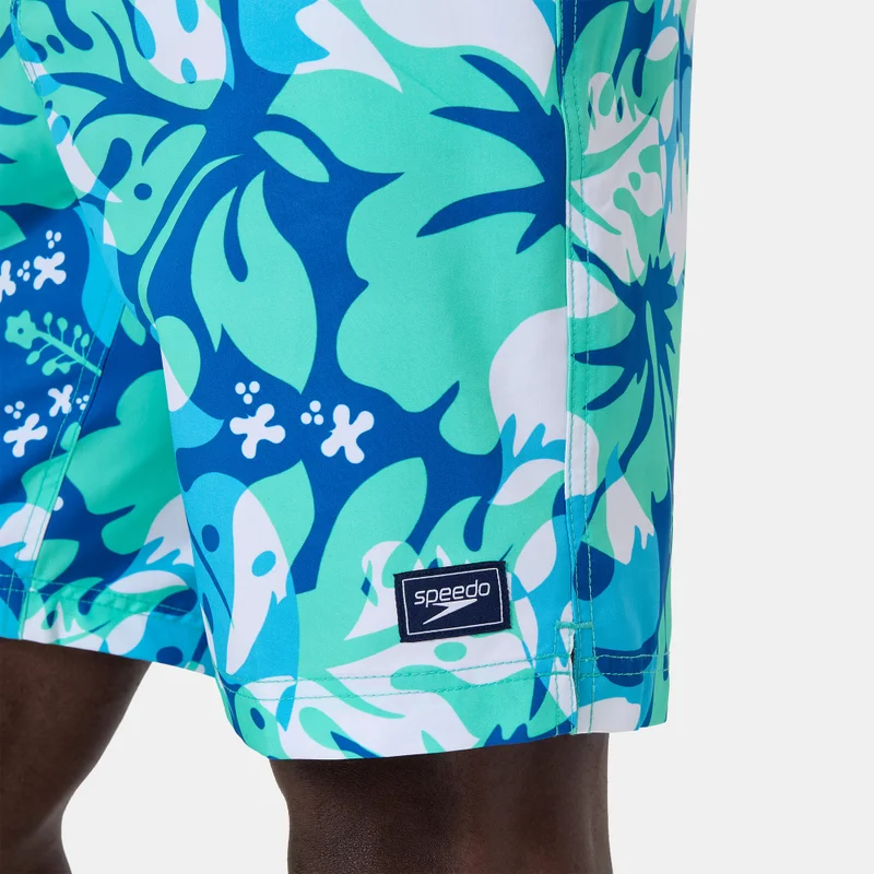 speedo Blue Men's Printed Bondi Swimming Shorts for Men | Best Price UAE