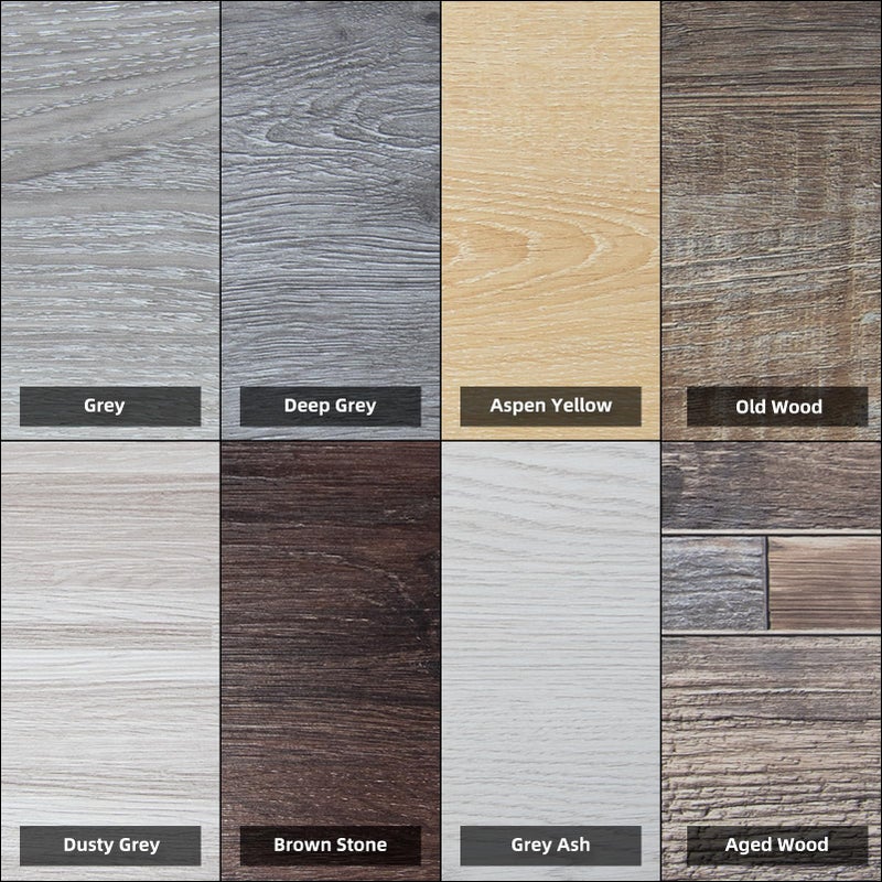 Art3d Peel and Stick Floor Tile Vinyl Wood Plank Samples Set of 8, Rigid Surface Hard Core Easy DIY Self-Adhesive Flooring - Image 2