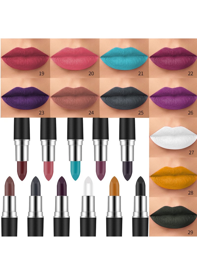 Vibely Vibely Velvet Matte Lipstick: Rich, Bold Color with a Soft Matte Finish Waterproof, Long-Lasting & Flawless Velvet Lips, One Size 01#  - Image 4