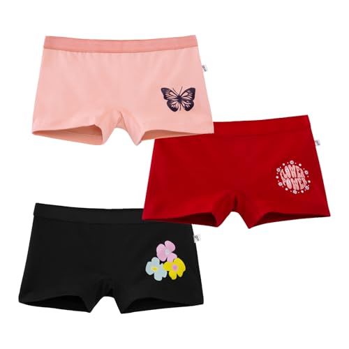 YouGotPlanB Girl's Cotton Blend Gardenia Trunks | Body Hugging Fit | No-Mark Elastic | Super Comfy & Stretchy | Breathable & Ultra Light | Antibacterial & Antimicrobial | 8-10 Years | Pack of 3 - Image 1
