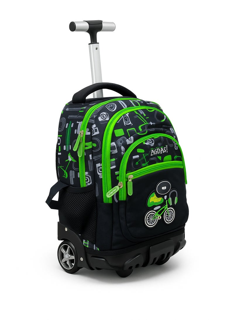 AODASI Trolley School Bag, School Bags for Girls and boys Trolley Bag for Kids Travel Bag Trolley Luggage backpack multi useful , 16 inch - Image 2