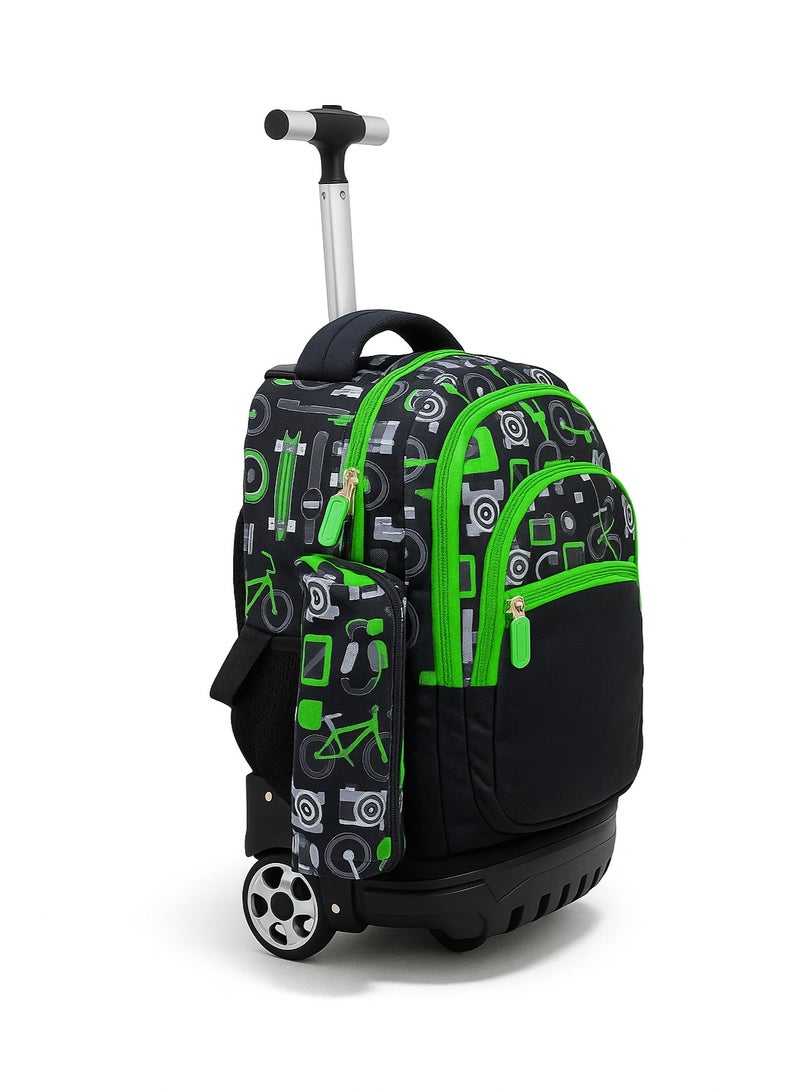 AODASI Trolley School Bag, School Bags for Girls and boys Trolley Bag for Kids Travel Bag Trolley Luggage backpack multi useful , 16 inch - Image 3