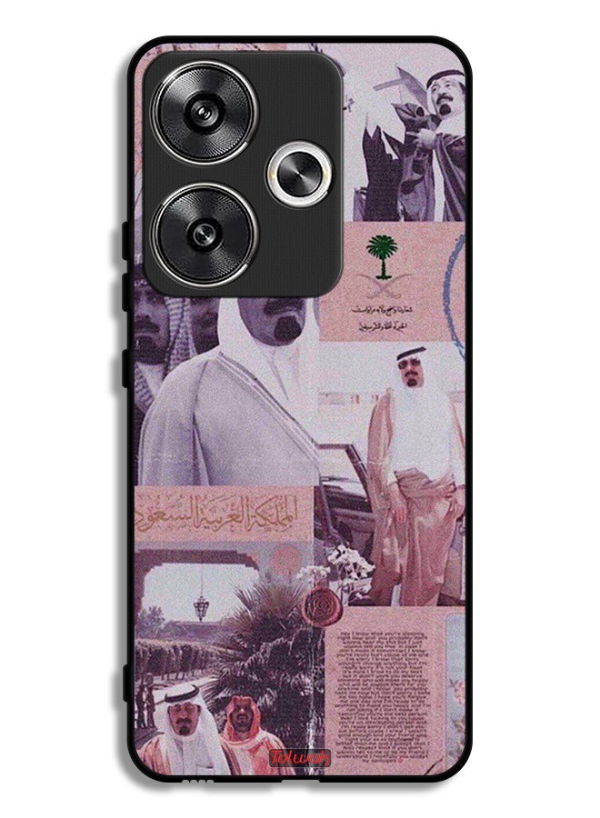 Tolwak Xiaomi Redmi Turbo 3 5G Protective Case Cover King Abdullah Vintage Poster - Image 1