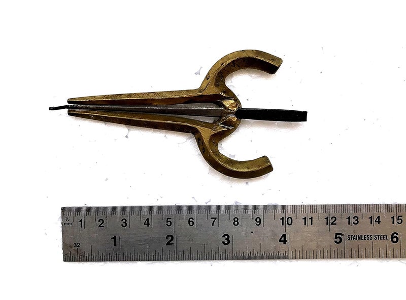 Vadyam Jews Harp Round open Professional Brass Morchang Jawharp Folk Musical Instrument - Image 3