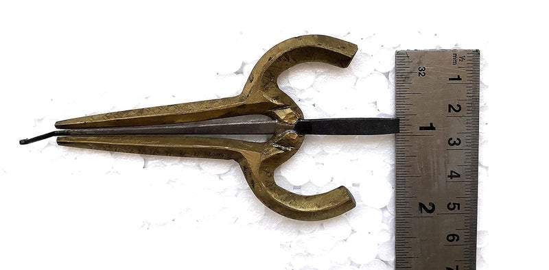 Vadyam Jews Harp Round open Professional Brass Morchang Jawharp Folk Musical Instrument - Image 4