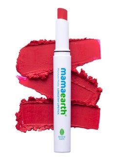 Mamaearth Mamaearth Moisture Matte Longstay Lipstick with Avocado Oil & Vitamin E for 12 Hour Long Stay - 07 Raspberry Scarlet - 2 g  - Image 1