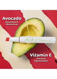 Mamaearth Mamaearth Moisture Matte Longstay Lipstick with Avocado Oil & Vitamin E for 12 Hour Long Stay - 07 Raspberry Scarlet - 2 g  - Image 4