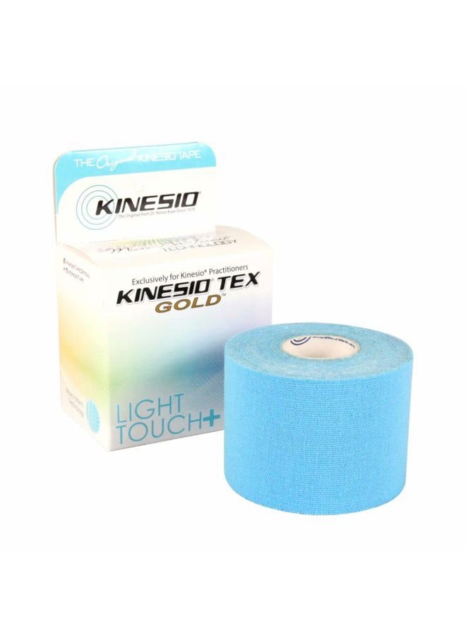 Kinesio شريط كينيسيوولوجي تكس جولد لايت تاتش: 2 بوصة × 16.4 قدم (أزرق باهت) - Image 1
