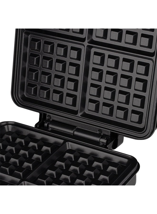 AKANE Electric Waffle Maker 1500W with Adjustable Temperature – 4-Slice Non-Stick Belgian Waffle Iron with Dual-Sided Heating, Teflon Plates, Family Size Breakfast Waffle Machine for Home Use - Image 3