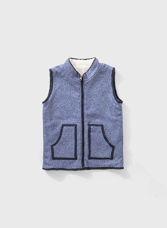 اون كيدز فيست وجهين للبنات الأطفال (مبطن فرو) - Image 1