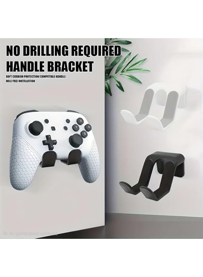 Controller & Headphone Hanger Mount, Under Desk Hook Holder, Black, 1 Piece - Image 1