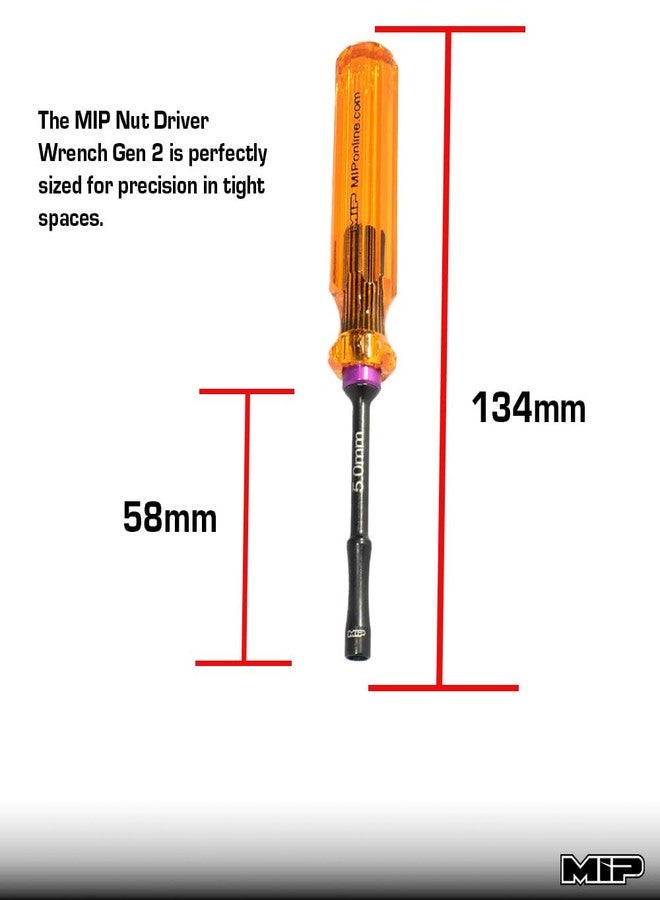 ميب مفك سداسي متري MIP 9802 مقاس 5.0 مم لسيارات RC - مفك سداسي دقيق ذو مقبس عميق لإصلاح سيارات RC، مصنوع بنسبة 100% في الولايات المتحدة الأمريكية - Image 3