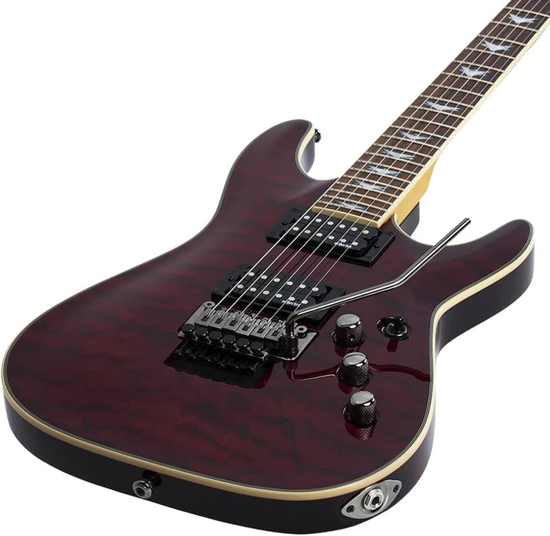 Schecter جيتار كهربائي شيكتر أومن إكستريم-6 - كرز أسود - Image 5