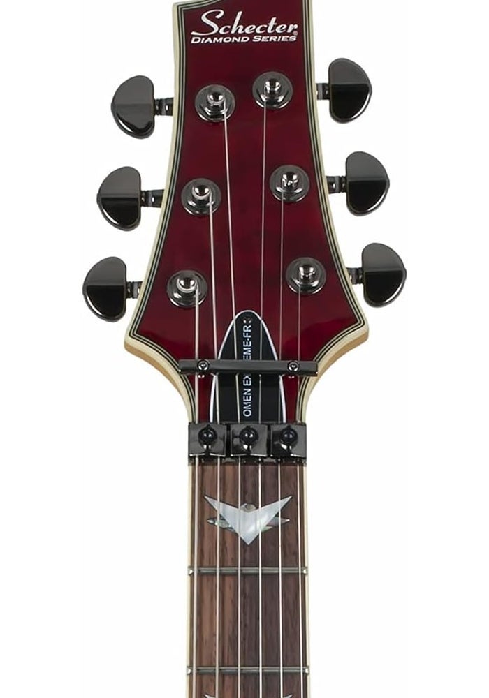 Schecter جيتار كهربائي شيكتر أومن إكستريم-6 - كرز أسود - Image 4