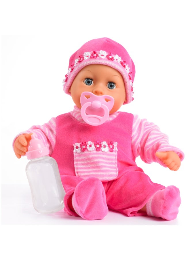 Bayer Design 93825AA First Words Baby Doll, 38cm - Image 1