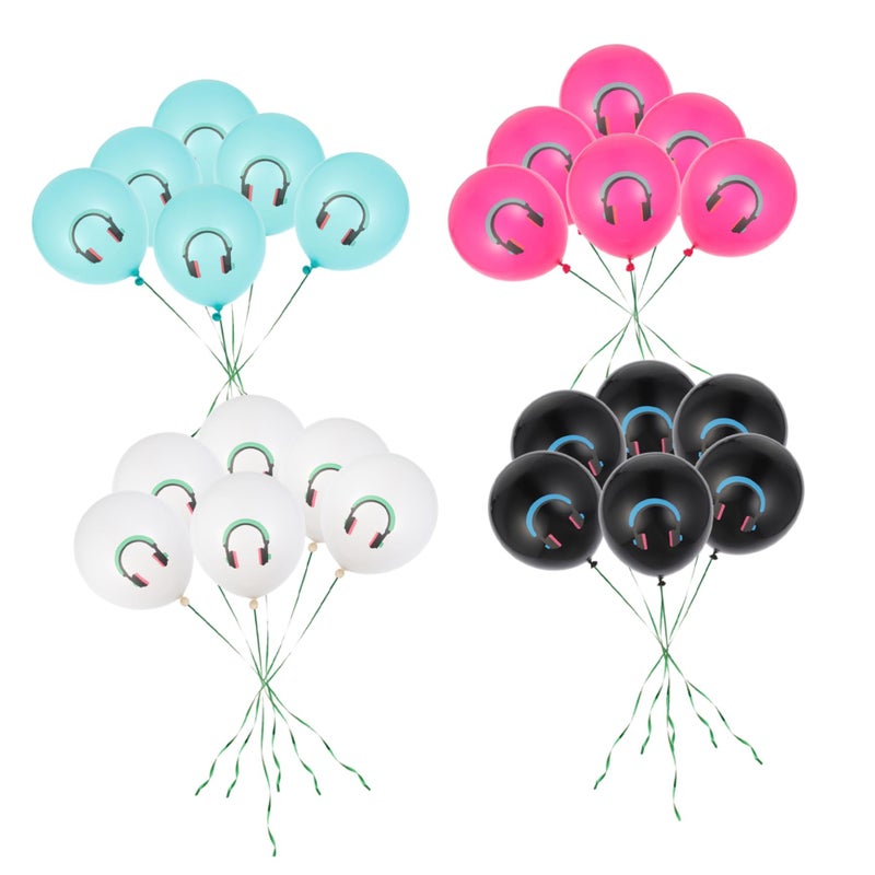 40Pcs Musical Latex Balloons For Birthday Wedding Party Decorations Photography Props - Image 2