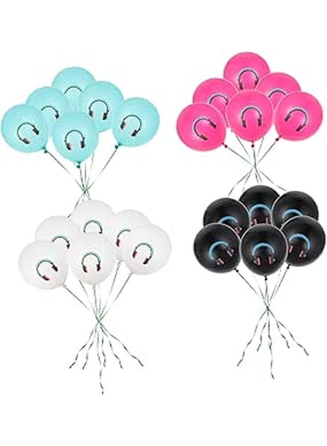 40Pcs Musical Latex Balloons For Birthday Wedding Party Decorations Photography Props - Image 1