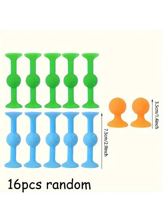 16 Piece Sticky Suction Dart Set Multi Functional Toy With Fun Grips For Interactive Play - Image 1